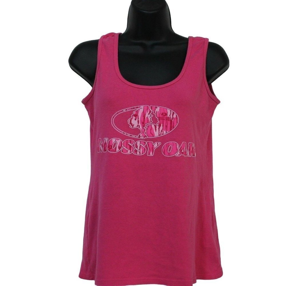 Mossy Oak Tank Top Hot Pink Camouflage Medium